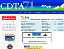 Tablet Screenshot of cdta71.org